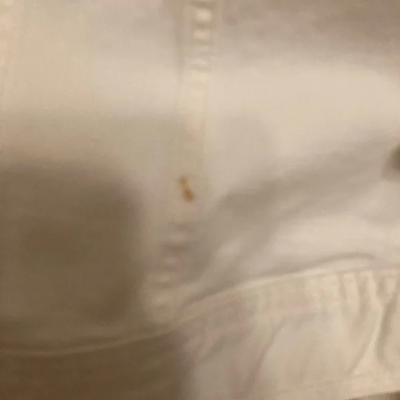 GAP Optic White Denim Trucker Jacket Monogram Coastal Cowgirl Western Rodeo - Picture 7 of 13